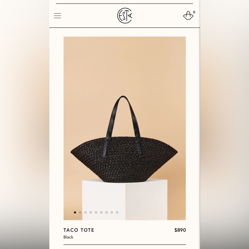 Cesta Collective Black Taco Tote